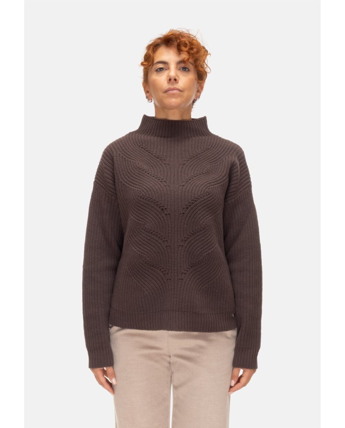 HERNO Maglia donna marrone
