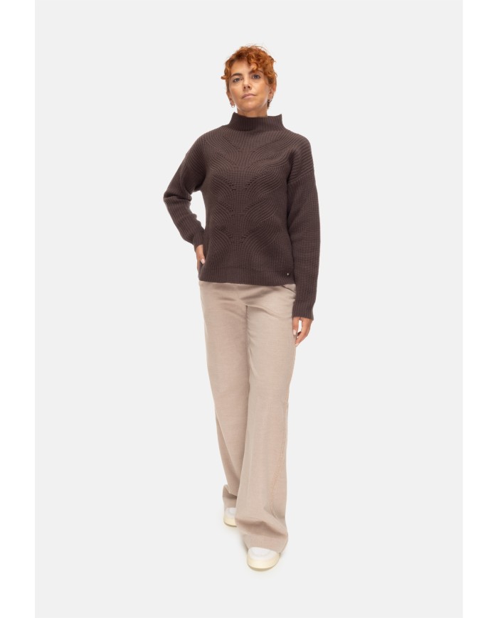 HERNO Maglia donna marrone