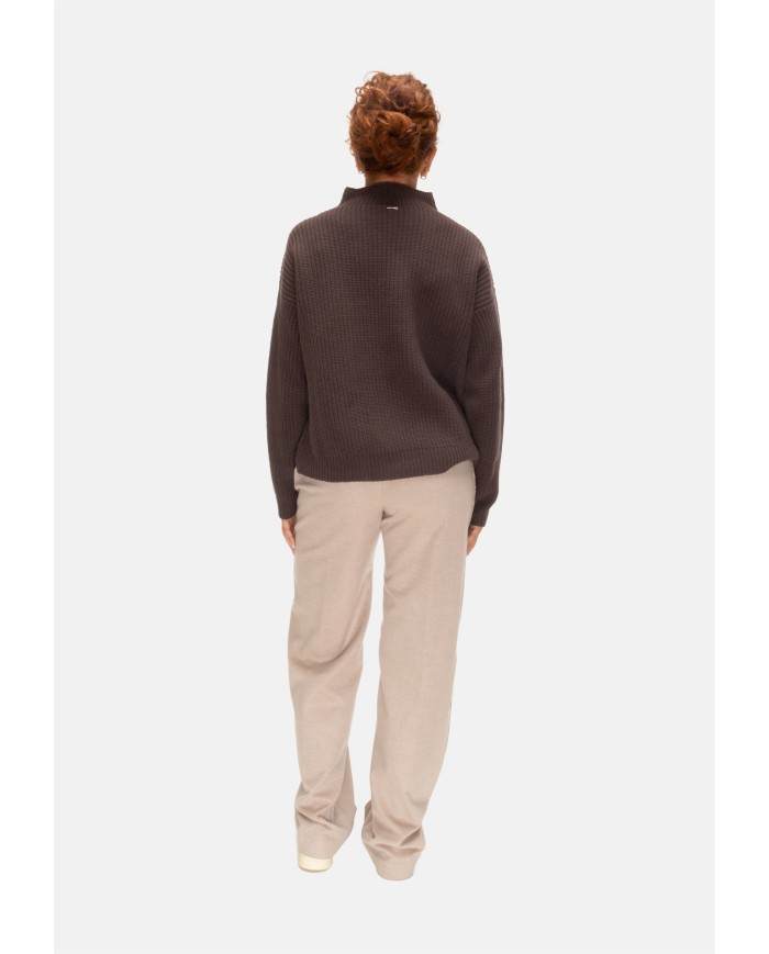 HERNO Maglia donna marrone