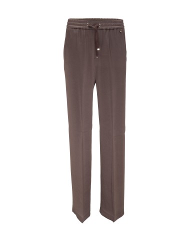 HERNO Pantaloni donna con coulisse marroni