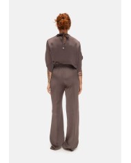 HERNO Pantaloni donna con coulisse marroni