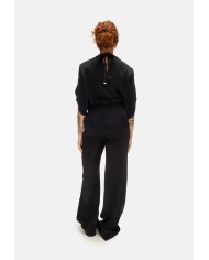 HERNO Pantaloni donna con coulisse neri