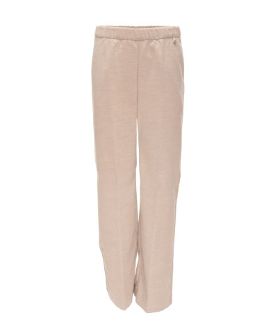 HERNO Pantaloni donna elastico in vita avorio