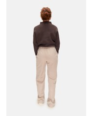 HERNO Pantaloni donna elastico in vita avorio