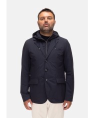 HERNO Blazer uomo con pettorina blu