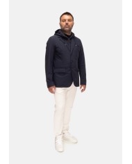 HERNO Blazer uomo con pettorina blu