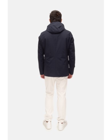 HERNO Blazer uomo con pettorina blu