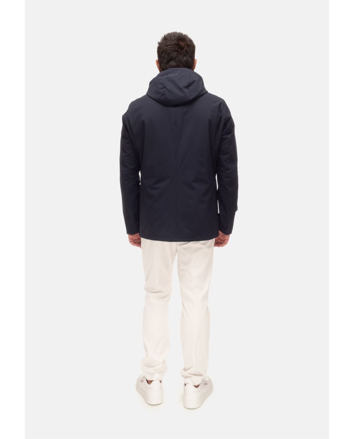 HERNO Blazer uomo con pettorina blu