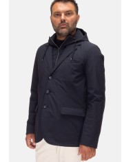 HERNO Blazer uomo con pettorina blu