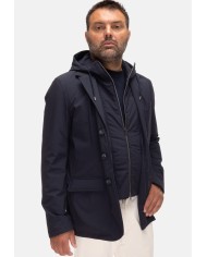HERNO Blazer uomo con pettorina blu