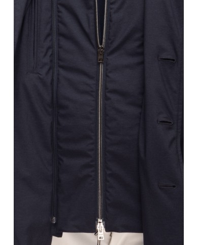 HERNO Blazer uomo con pettorina blu