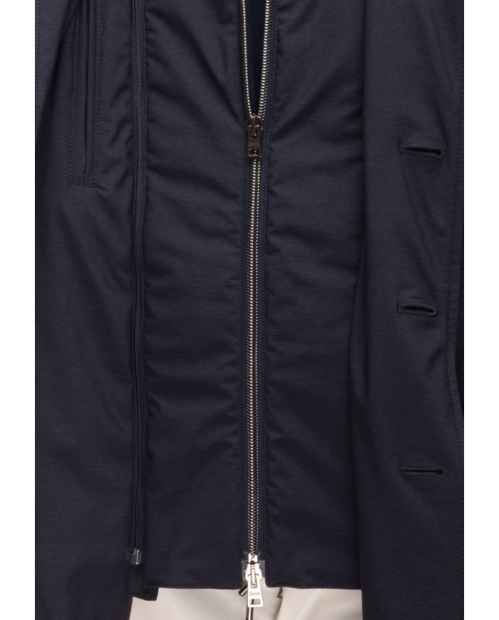 HERNO Blazer uomo con pettorina blu