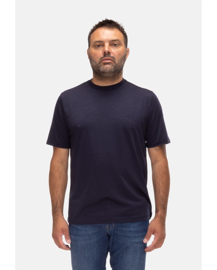 HERNO T-shirt uomo blu