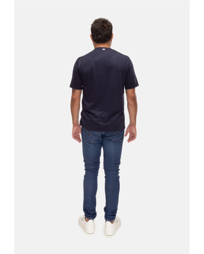 HERNO T-shirt uomo blu