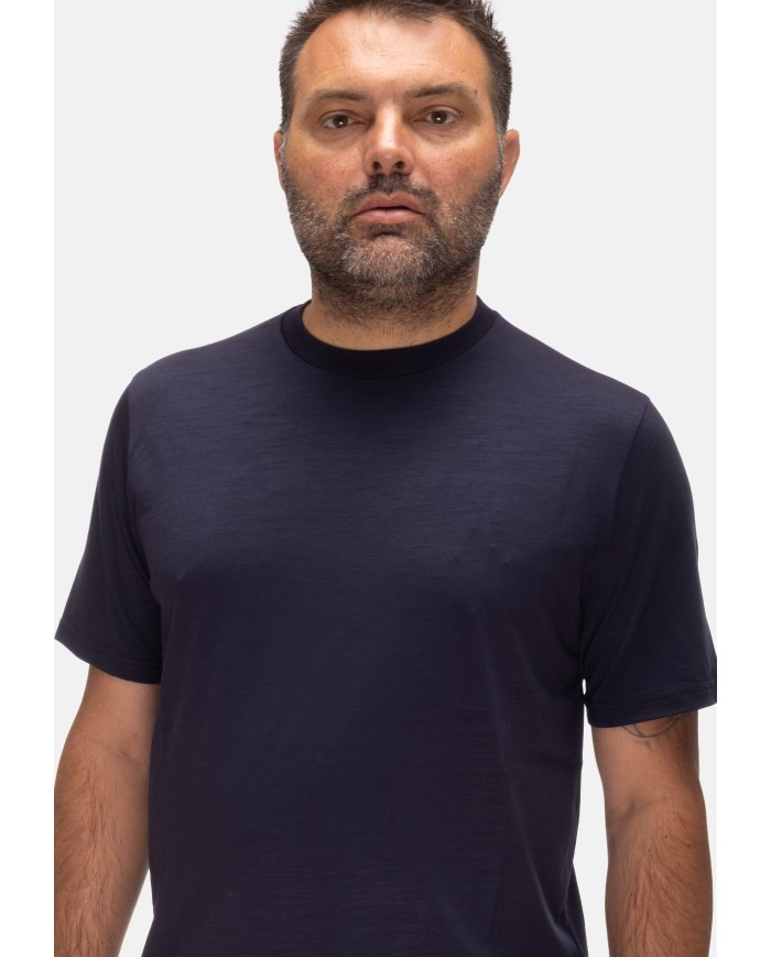 HERNO T-shirt uomo blu