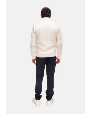 HERNO Cardigan uomo bianco latte