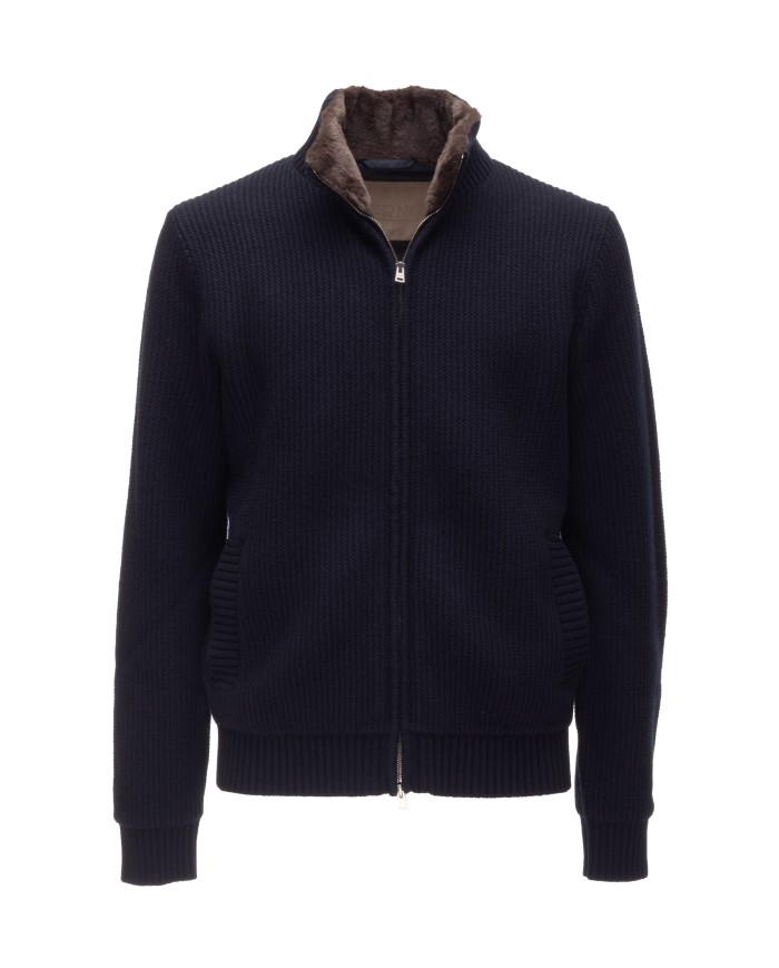 HERNO Caridgan uomo blu