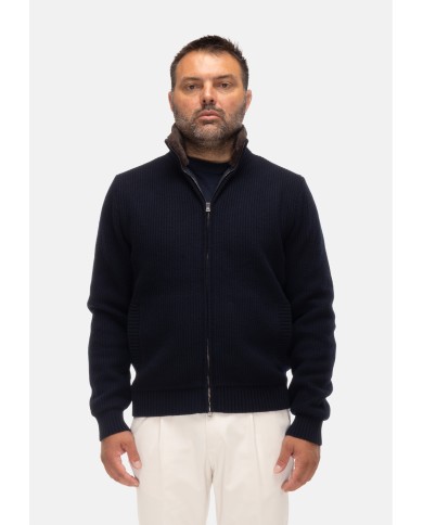 HERNO Caridgan uomo blu