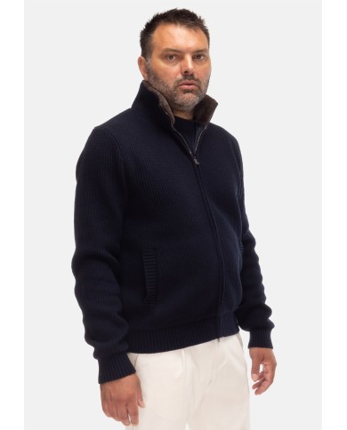 HERNO Caridgan uomo blu
