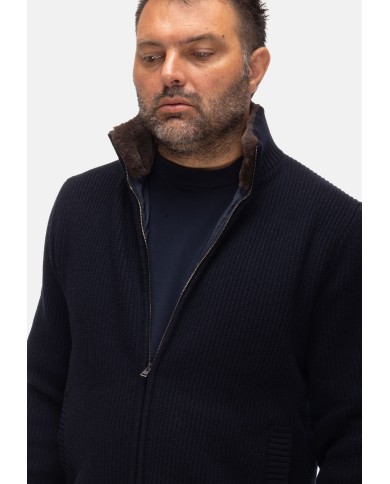 HERNO Caridgan uomo blu