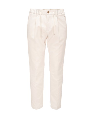 HERNO Pantaloni uomo regular fit avorio