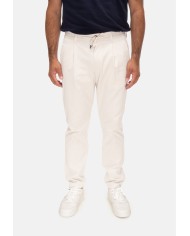 HERNO Pantaloni uomo regular fit avorio