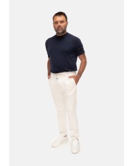 HERNO Pantaloni uomo regular fit avorio