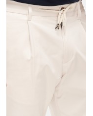 HERNO Pantaloni uomo regular fit avorio