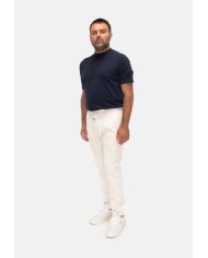 HERNO Pantaloni uomo regular fit avorio