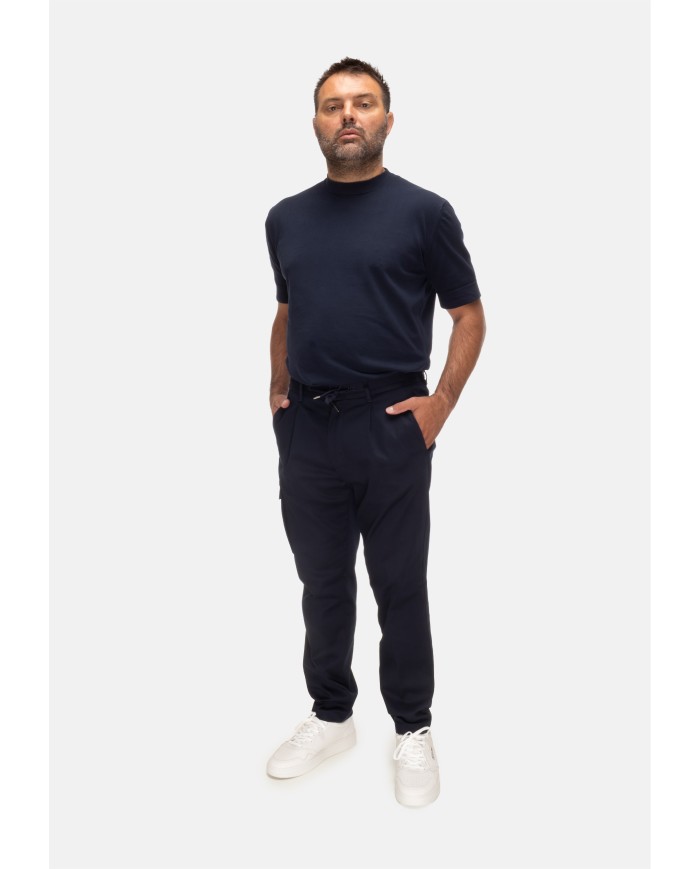HERNO Pantaloni uomo blu