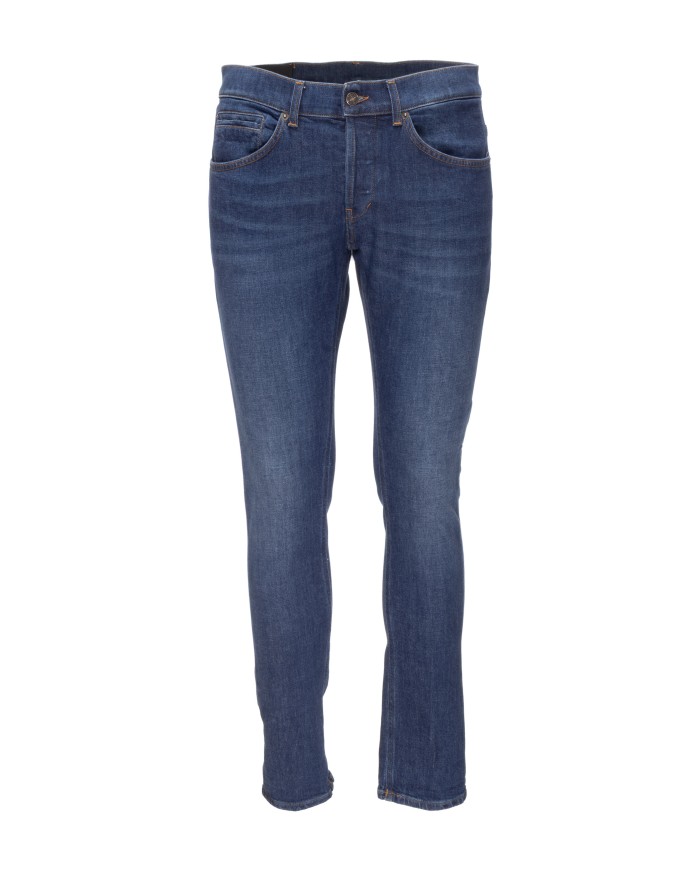 DONDUP Jeans uomo George blu scuso