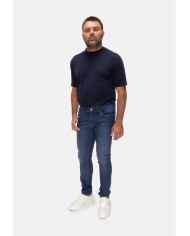 DONDUP Jeans uomo George blu scuso