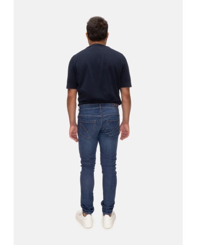 DONDUP Jeans uomo George blu scuso
