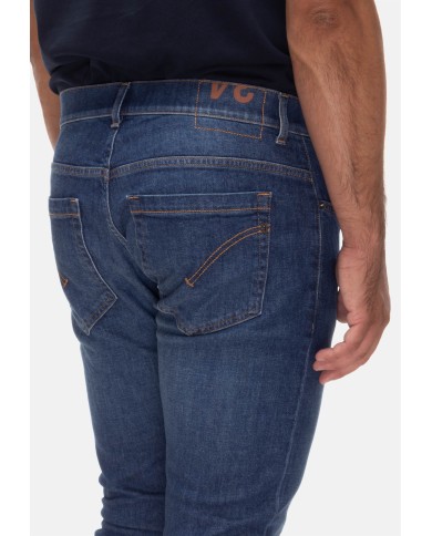 DONDUP Jeans uomo George blu scuso