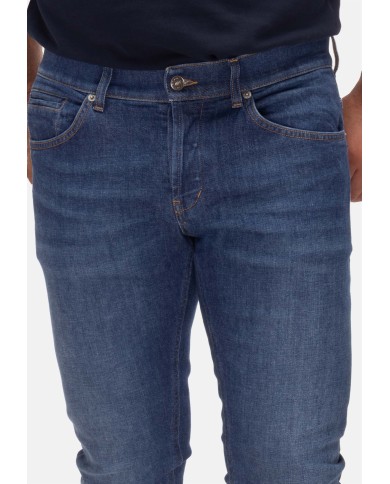 DONDUP Jeans uomo George blu scuso