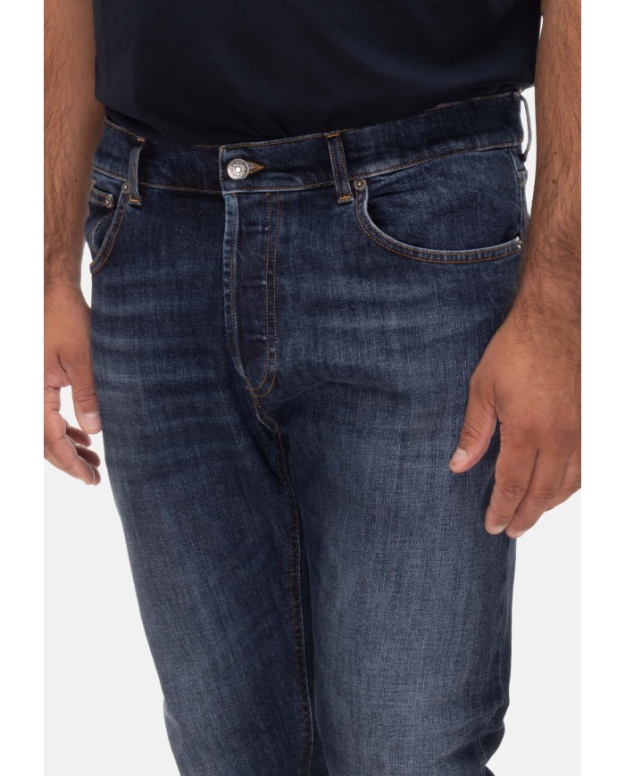 DONDUP Jeans uomo Dian blu scuro