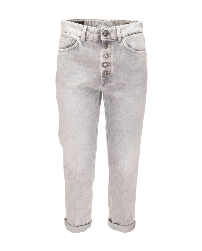 DONDUP Jeans donna Koons gioiello grigi
