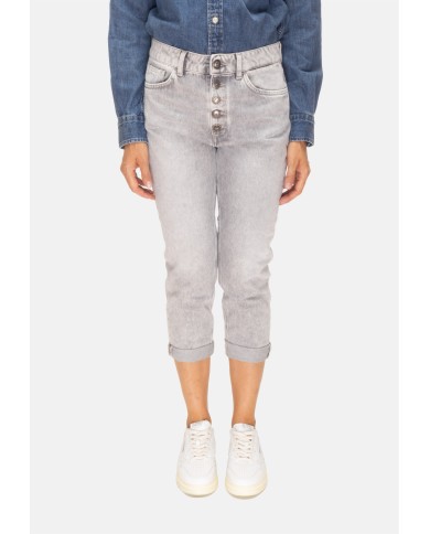 DONDUP Jeans donna Koons gioiello grigi
