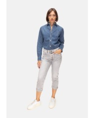 DONDUP Jeans donna Koons gioiello grigi