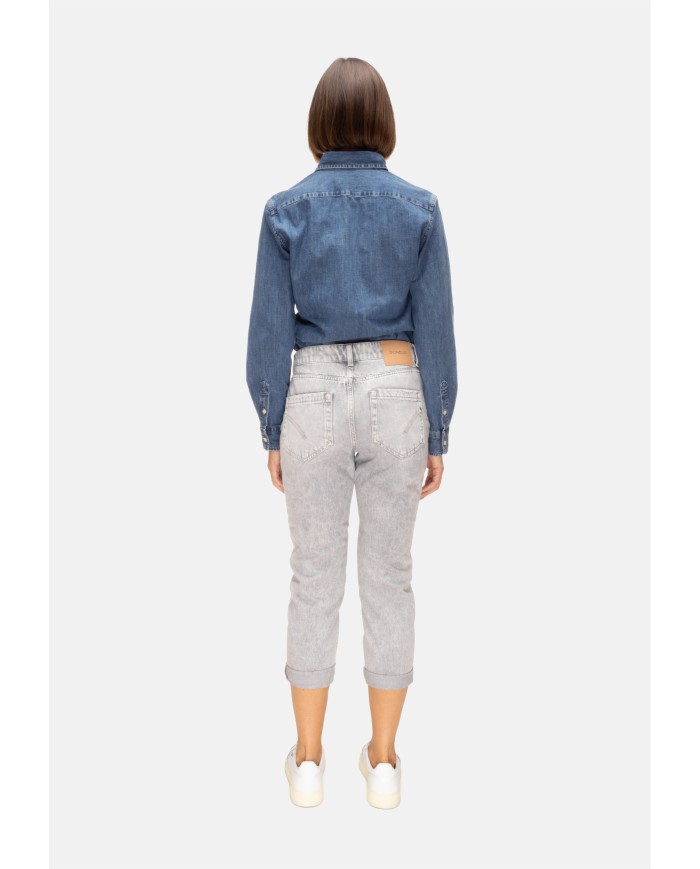 DONDUP Jeans donna Koons gioiello grigi