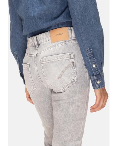 DONDUP Jeans donna Koons gioiello grigi