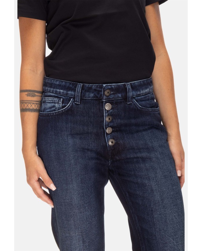 DONDUP Jeans donna Koons gioiello blu scuro