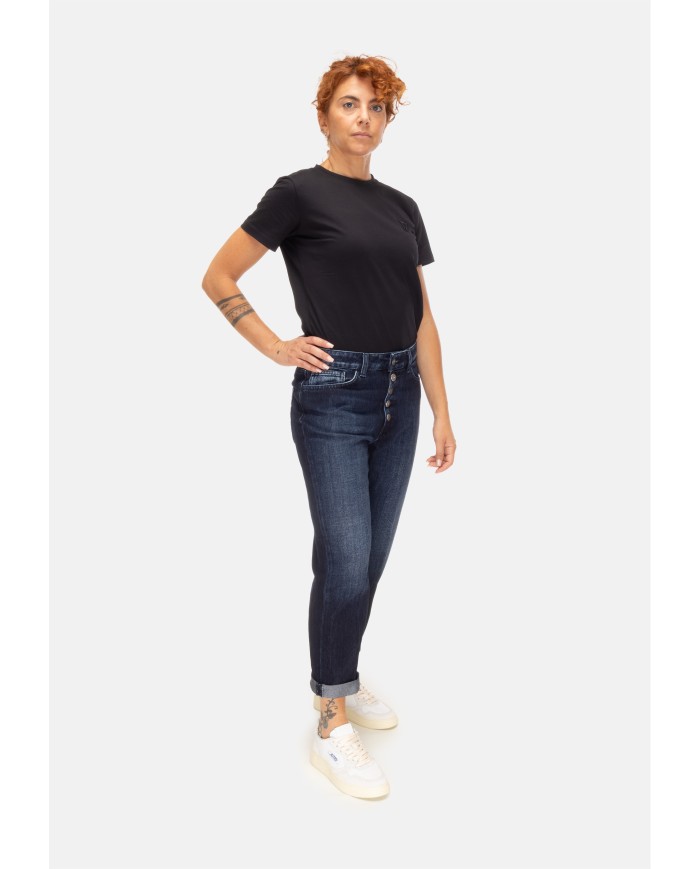 DONDUP Jeans donna Koons gioiello blu scuro