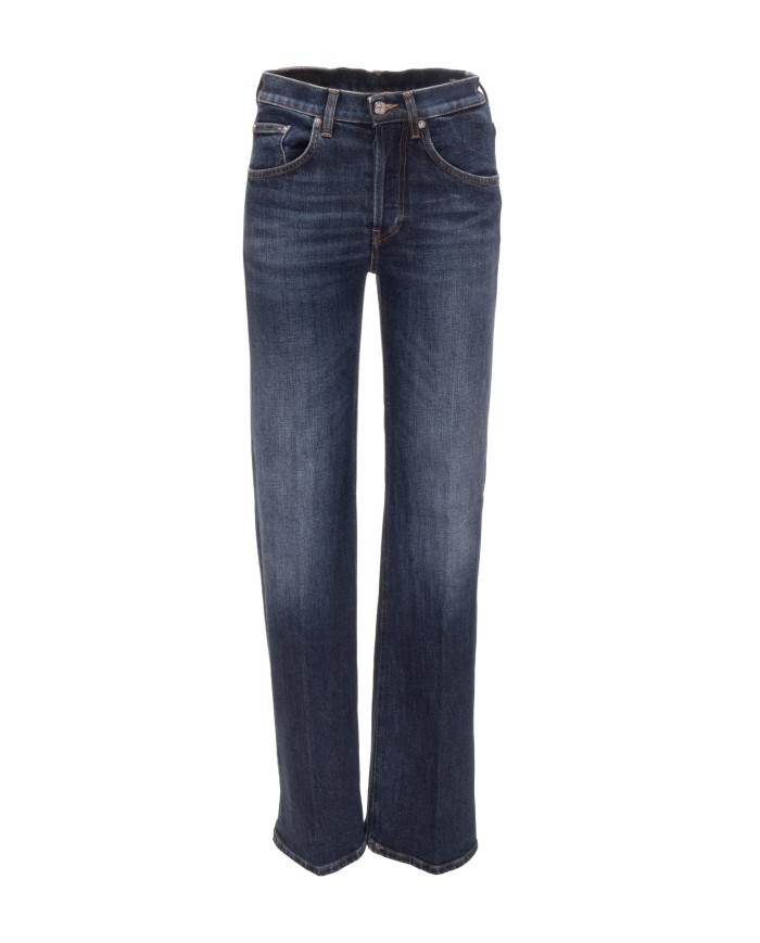 DONDUP Jeans donna Jacklyn blu scuso