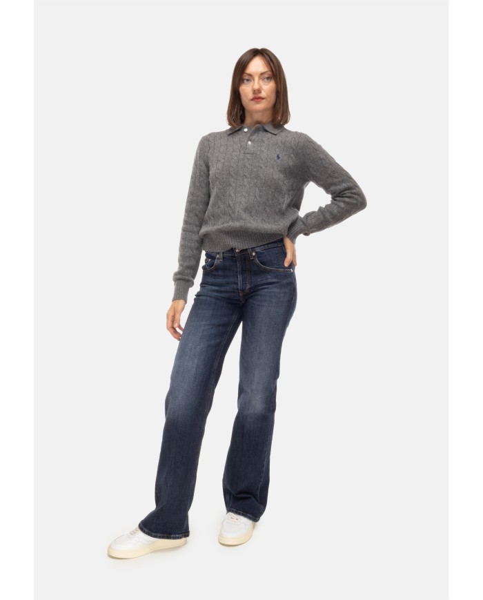 DONDUP Jeans donna Jacklyn blu scuso