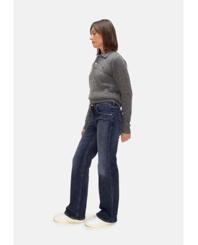 DONDUP Jeans donna Jacklyn blu scuso
