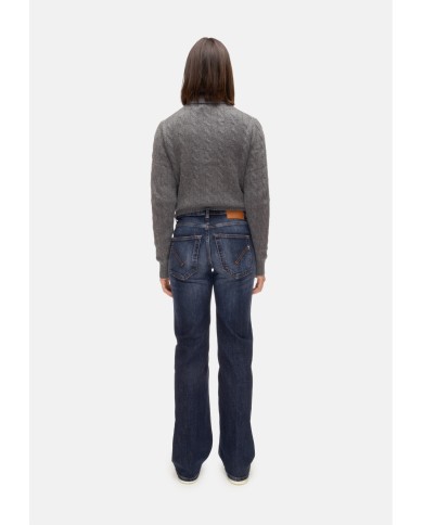 DONDUP Jeans donna Jacklyn blu scuso