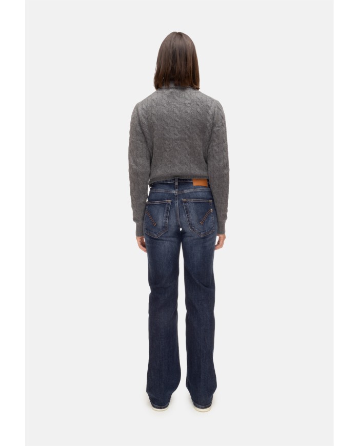DONDUP Jeans donna Jacklyn blu scuso