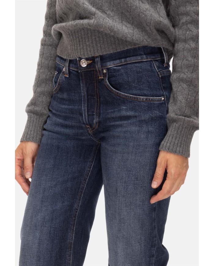 DONDUP Jeans donna Jacklyn blu scuso
