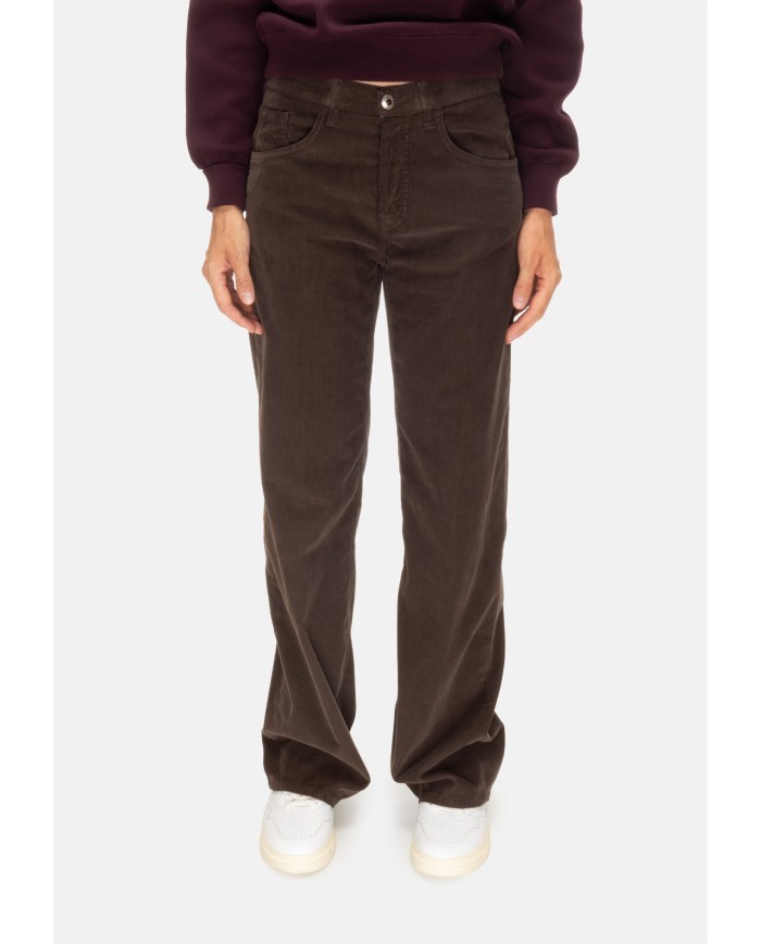 DONDUP Pantaloni donna Jacklyn gioiello marrone